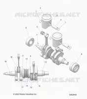 ENGINE, PISTON AND KURBELWELLE