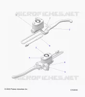 VORDERBREMSE BRAKE LEVER AND MASTER CYLINDER