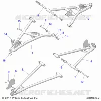 FRONT SUSPENSION CONTROL ARMS