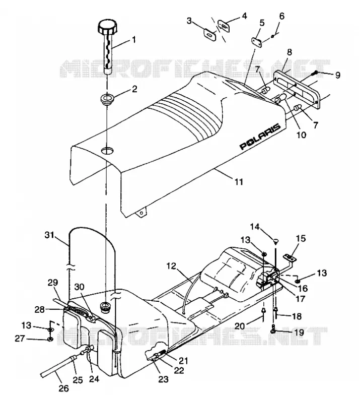 SITZ   GASBEHÄLTER XLT LTD 0973756 and EUROPEAN XLT LTD E973756 (4937793779A006)