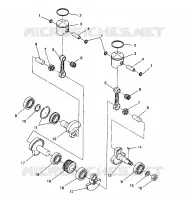 KOLBEN   KURBELWELLE LITE/0933433 AND  LITE DELUXE/0933431 (4922972297031A)