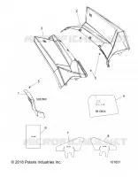 HINTER CAB AND HEAT SHIELDS