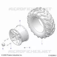RADS, REAR TIRE