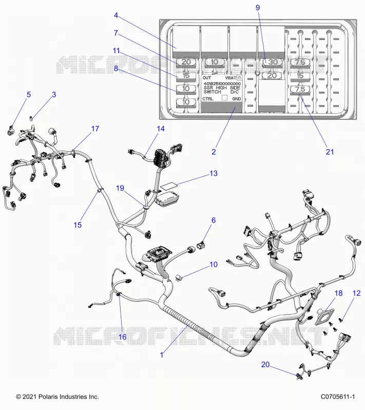 ELEKTRIC, WIRE HARNESS