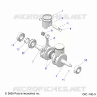 ENGINE, PISTON AND KURBELWELLE