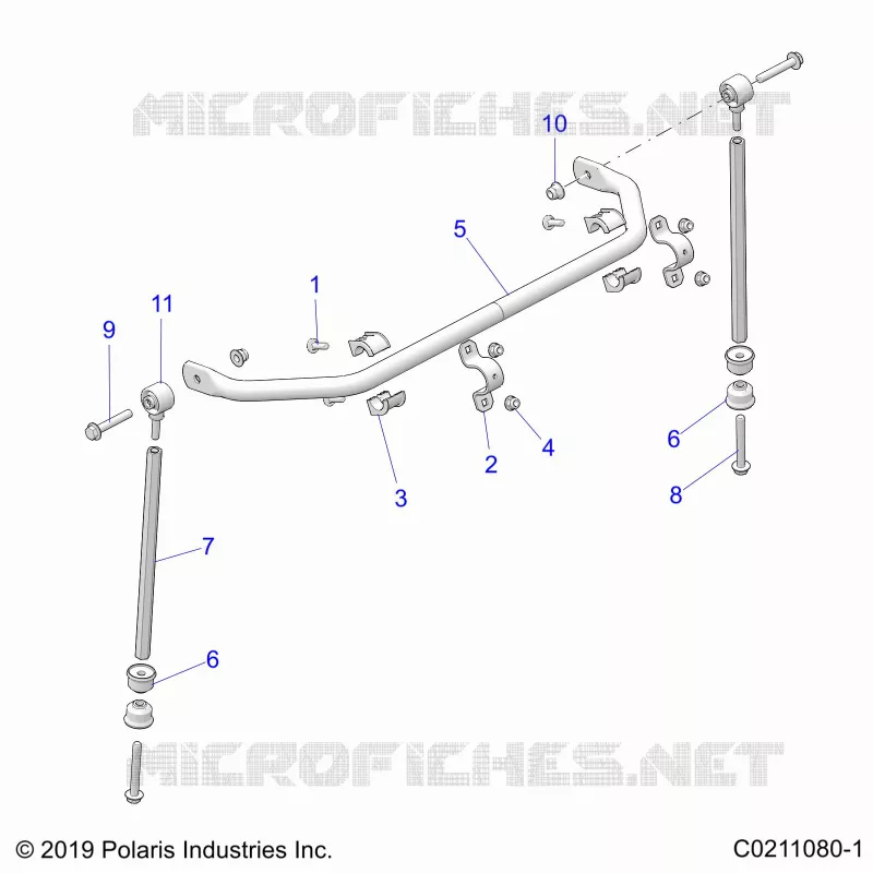 SUSPENSION, STABILISATORSTANGE