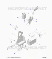 ELEKTRIC, BATTERY, MANUAL START POWER UP COMPONENTS