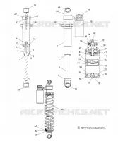 HINTER TRACK SCHOCK, (PRO-X INTL) (7044122)