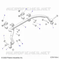 SUSPENSION, REAR STABILISATORSTANGE