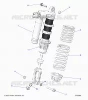 SUSPENSION, FRONT SHOCK MOUNTING, STANDARD/PREMIUM