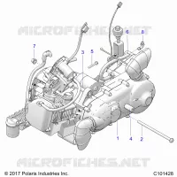 ENGINE, ENGINE AND GETRIEBELAGERUNG