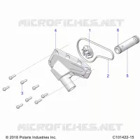 MOTOR, WATERPUMP IMPELLER AND COVER