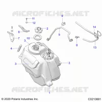 KRAFTSTOFFSYSTEM, FUEL TANK ASM.
