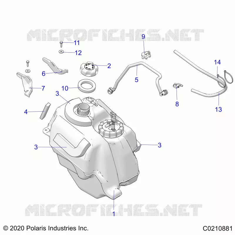 KRAFTSTOFFSYSTEM, FUEL TANK ASM.