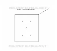 BATTERIE TRAY MAT, REAR