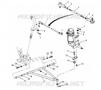 Querlenker Vorderachse   Lenkung ZUGANKERN 2x4 400L W947540 (4926752675B006)