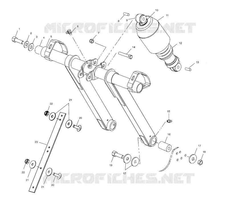 FRONT Drehmomentarm