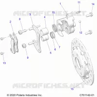 BRAKES, BREMSZANGE HINTEN
