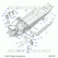 CHASSIS, CLUTCH GUARD, FOOTRESTS, AND RUNNING BOARDS