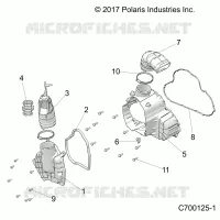 ENGINE, GENERATOR  COVER HVAC