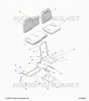 SITZ ASM. AND SLIDER