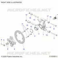 HINTERRADAUFHÃ„NGUNG HUBS, CARRIER AND BRAKE DISC