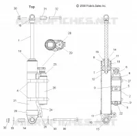 HINTER TRACK SCHOCK (7043600)