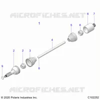 ANTRIEB, DRIVE SHAFT, MIDDLE