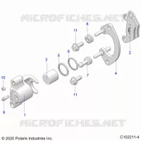 BRAKES, BREMSZANGE HINTEN