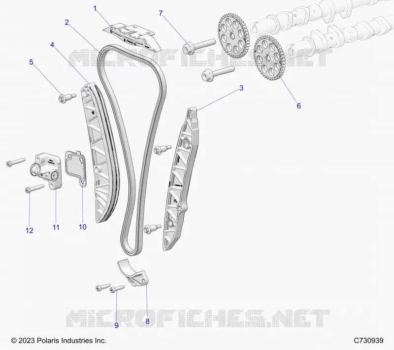CAM CHAIN AND SPROCKET