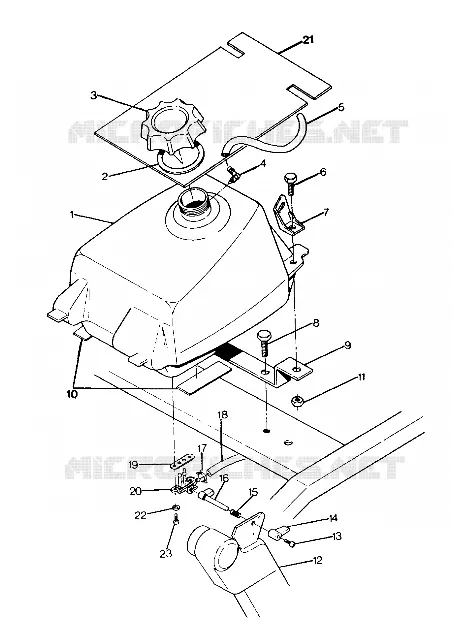 TANK ASSEMBLY 250 4x6 / W928627 (4922902290004A)