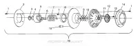 angetriebene Kupplungs 600 XC 0971776 and EUROPEAN 600 XC E971776 (4937933793B014)