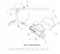 BREMSES, PEDAL AND MASTER CYLINDER