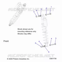 SUSPENSION, IFS SCHOCKS MNTG.