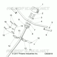 LENKUNG, H-BAR, LENKUNG POST, GRIPS