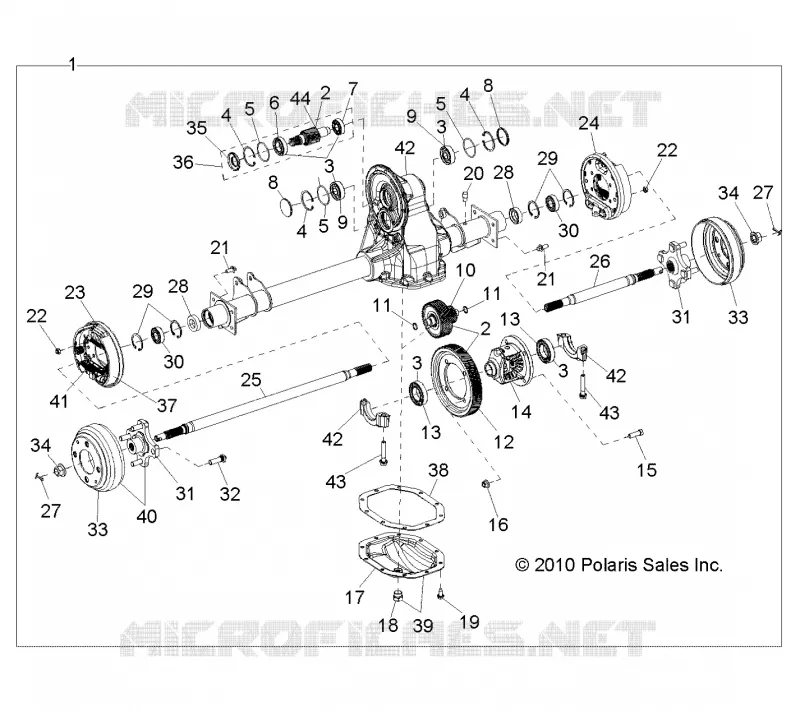 ANTRIEB, AXLE, REAR