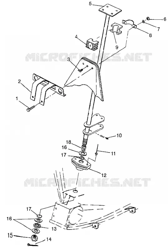 Lenksäule Magnum 6X6 W97AE42A and Swedish Magnum 6X6 S97AE42E (4940754075B011)