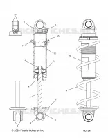 SUSPENSION, FRONT SHOCK TRACK, MONOTUBE 7045530