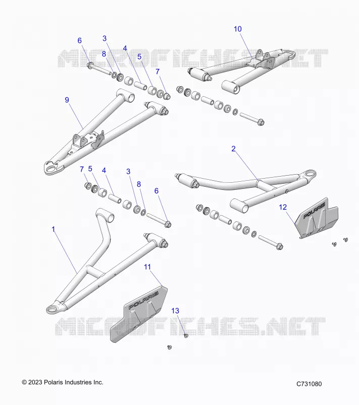 FRONT SUSPENSION CONTROL ARMS