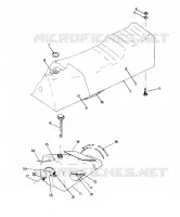 SITZ/GASBEHÄLTER ASSEMBLY SuperTrak (4921292129003A)