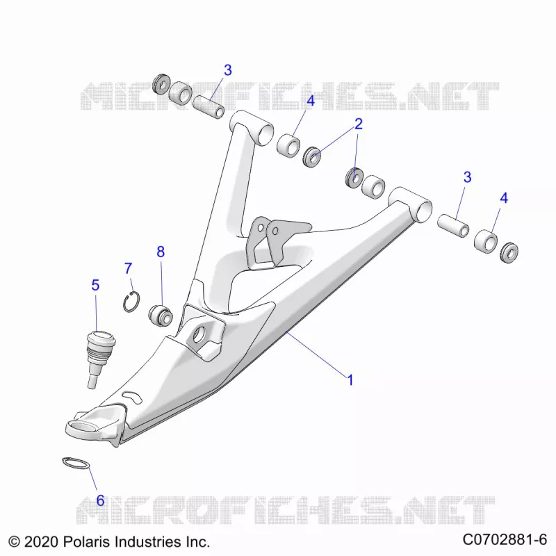 FRONT SUSPENSION CONTROL ARMS LOWER