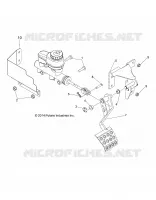 BREMSES, PEDAL AND MASTER CYLINDER MOUNTING