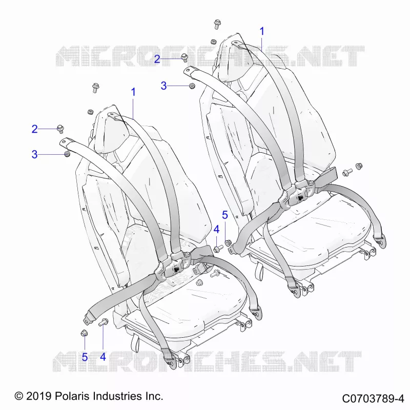 SITZ MOUNTING, REAR, 6 POINT