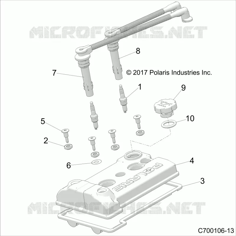 ENGINE, VENTILDECKEL