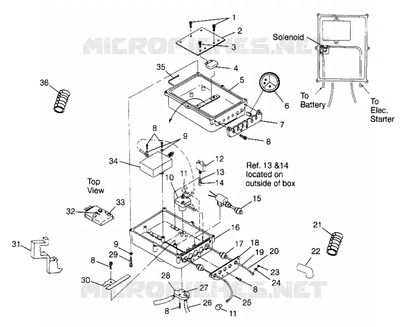 ELEKTRISCHE BOX SL 780 B974088 and Intl. SL 780 I974088 (4940924092B011)