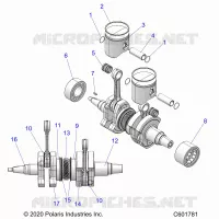ENGINE, PISTON AND KURBELWELLE