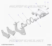 BRAKES, BREMSZANGE HINTEN
