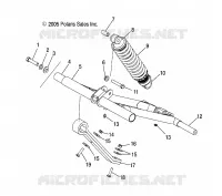 FRONT Drehmomentarm (M-10)