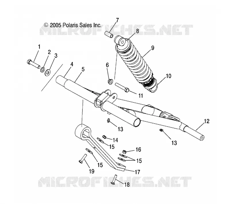 FRONT Drehmomentarm (M-10)