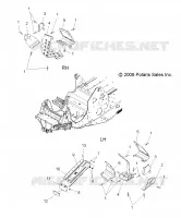 CHASSIS, FUßSTÜTZES AND CLUTCH GUARD